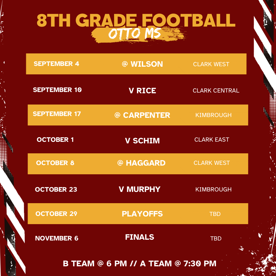 8th Grade Football